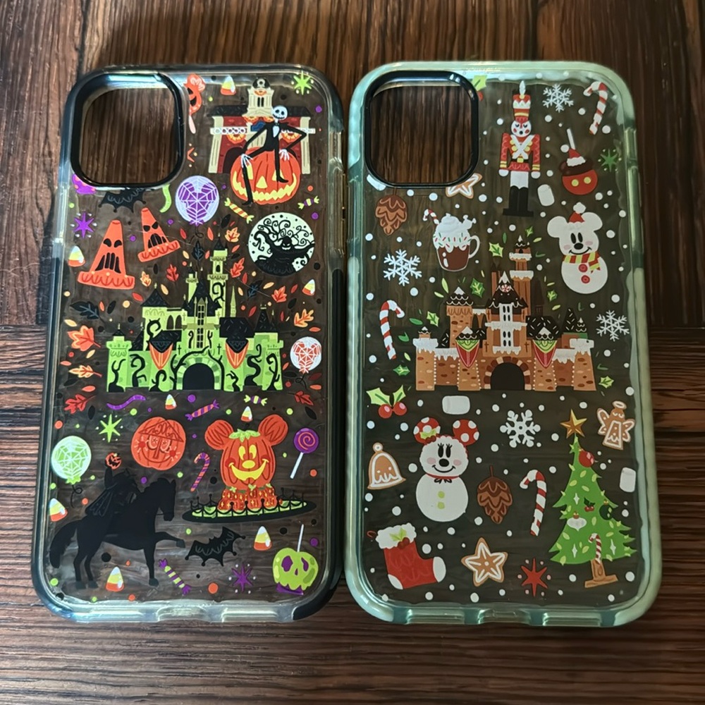Disney IPhone 11 Phone Cases Christmas and Halloween